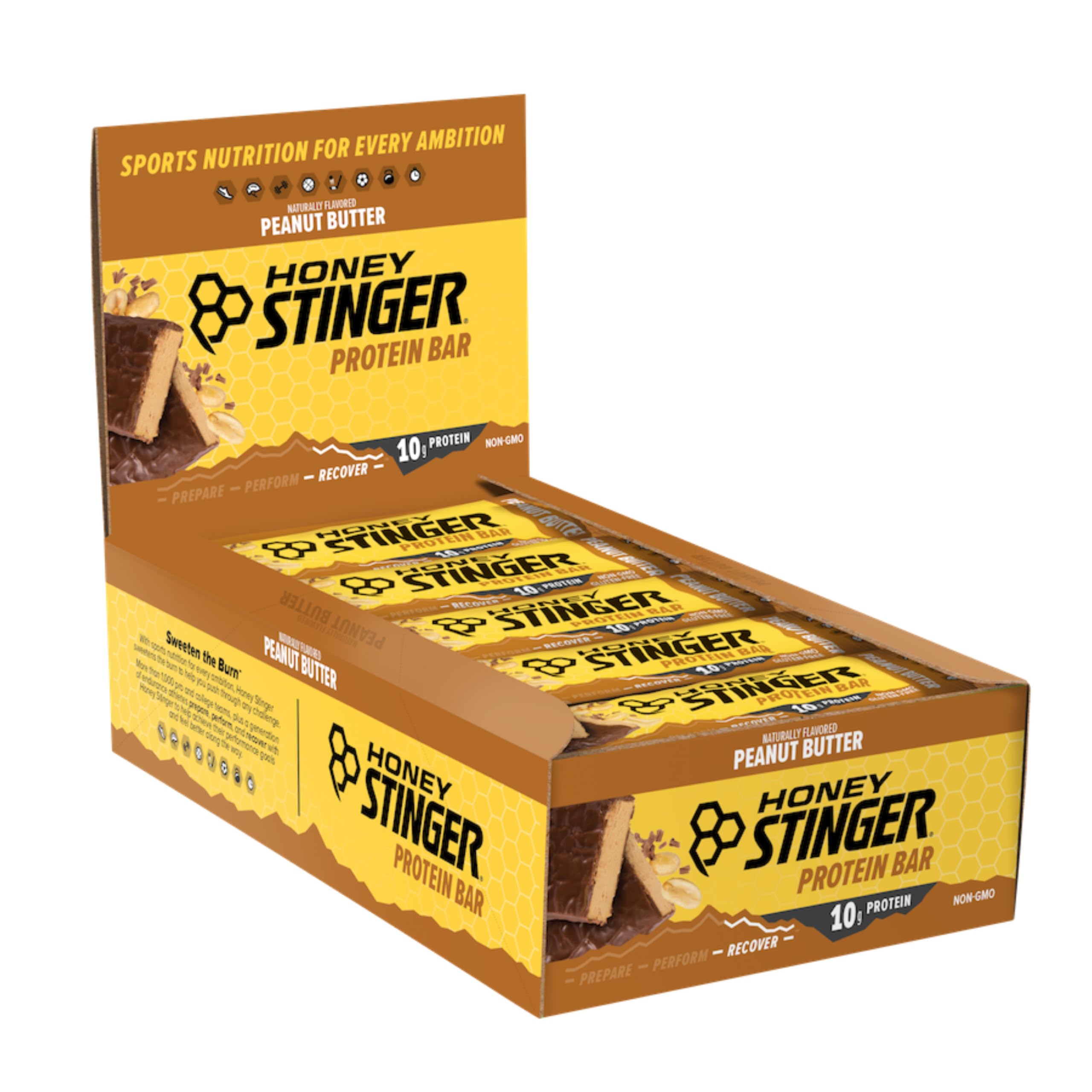 Amazon.com: Honey Stinger Protein Bar | Peanut Butta | Protein